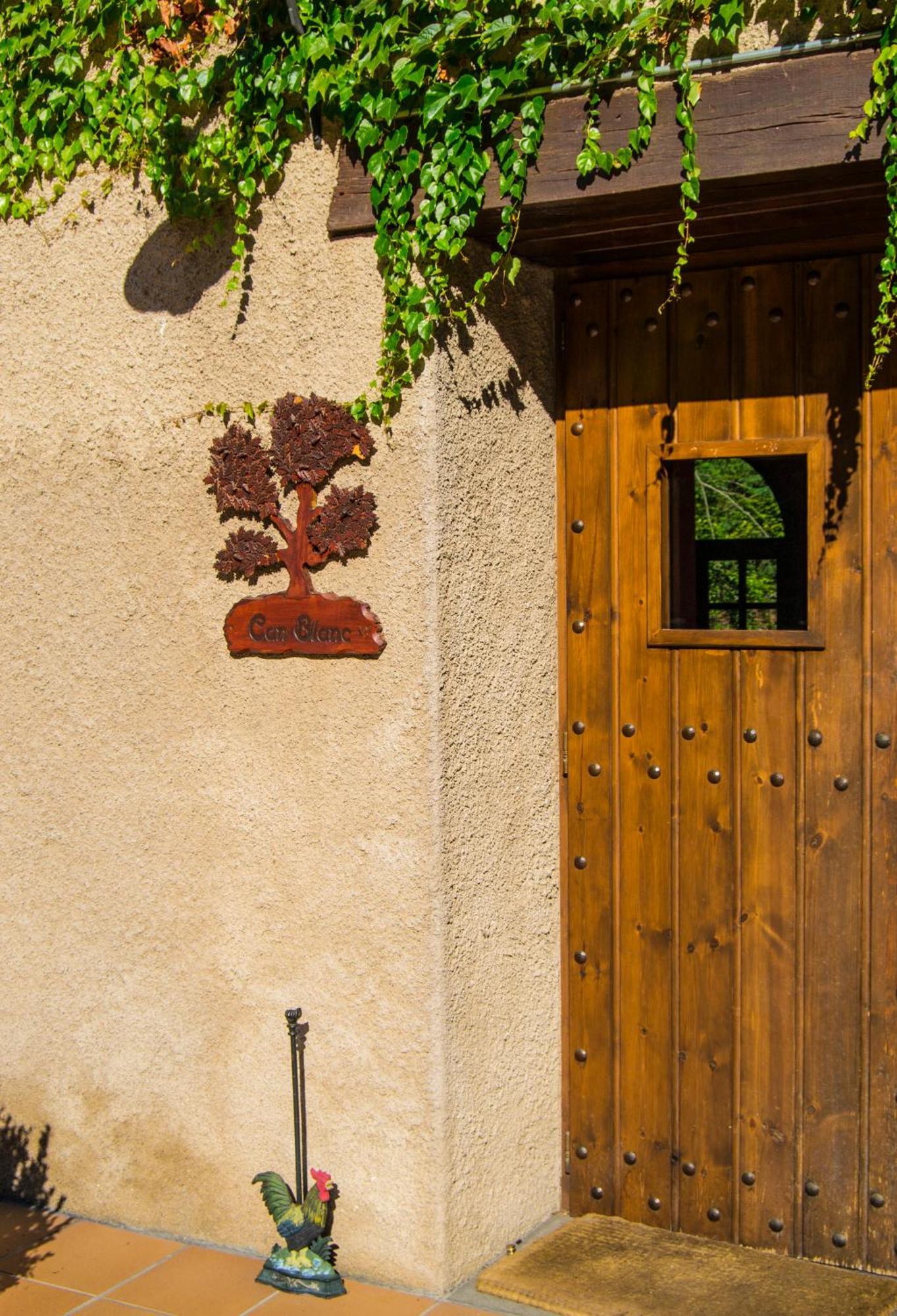 Hotel Can Blanc Olot Exterior foto